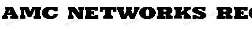 AMC Networks Regular字体转换
